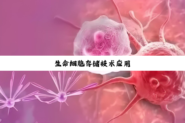 生命细胞存储技术应用